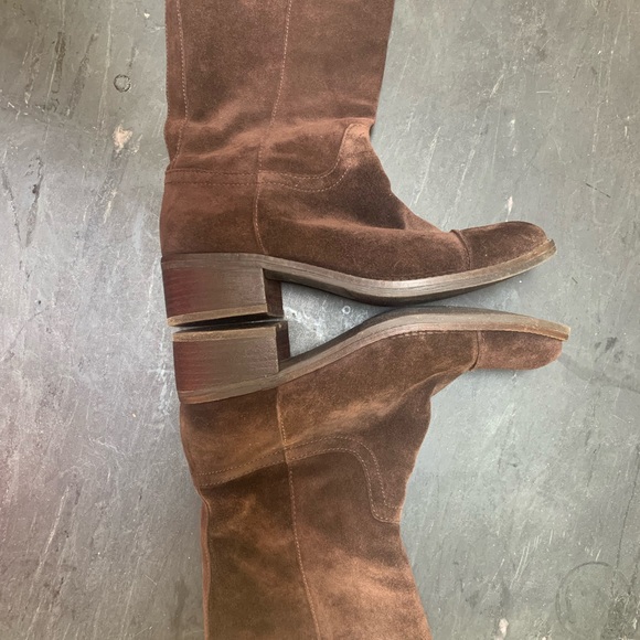 Jessica Simpson Brown Suede Boots SZ 9.5 - Picture 4 of 6